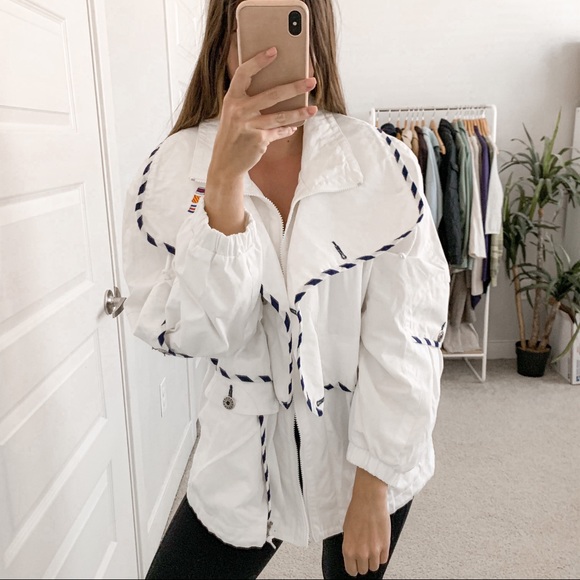Vintage Jackets & Blazers - Vintage Mulberry Street Yacht Club Rain Jacket
